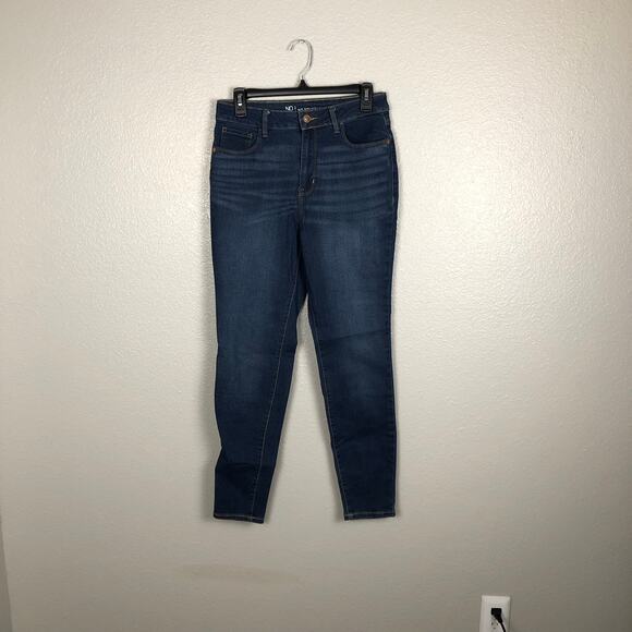 No Boundaries Juniors Size 9 Denim Skinny Jeans Mid Wash Pockets School Casual - Picture 1 of 7